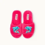 Bild von Brosche für Slipper: Delfine - by vivi.