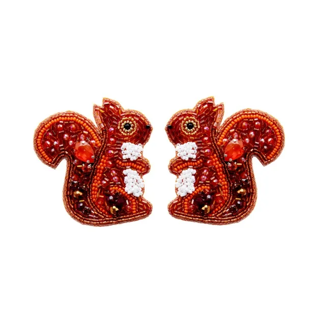 Bild von Brosche für Slipper: Eichhörnchen - by vivi.