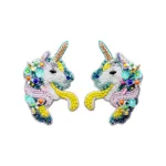 Bild von Brosche für Slipper: Einhörner - by vivi.