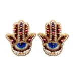 Bild von Brosche für Slipper: Hamsa - by vivi.