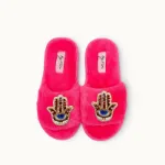 Bild von Brosche für Slipper: Hamsa - by vivi.