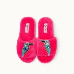 Bild von Brosche für Slipper: Blau Vogel / Eisvogel - by vivi.