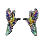 Bild von Brosche für Slipper: Birds Colourful/ Kolibri - by vivi.