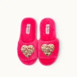 Bild von Brosche für Slipper: Perlen Herz - by vivi.