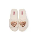 Bild von Brosche für Slipper: Perlen Herz - by vivi.
