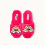 Bild von Brosche für Slipper: Regenbogen - by vivi.