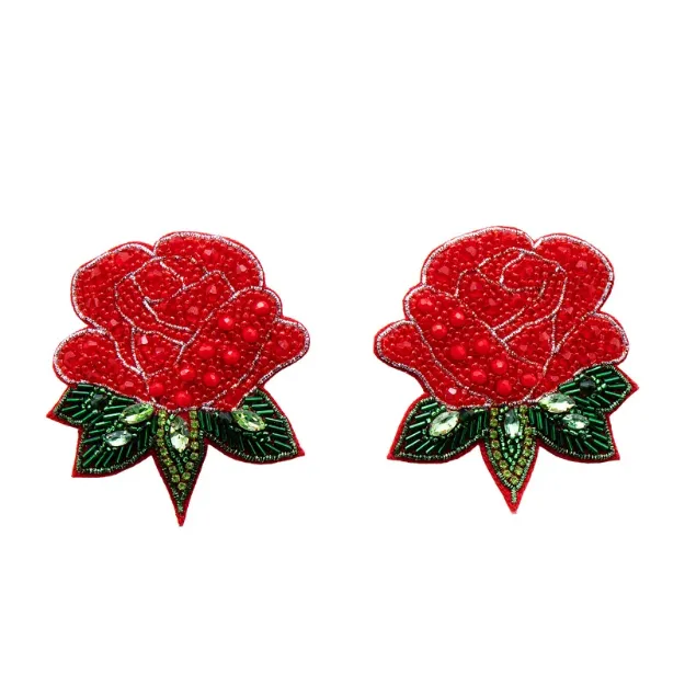 Bild von Brosche für Slipper: Rosen - by vivi.