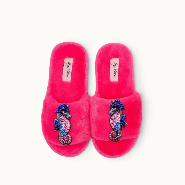 Bild von Brosche für Slipper: Seepferde/ Teenager-Seepferdchen - by vivi.