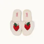Bild von Brosche für Slipper: Erdbeeren - by vivi.