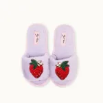 Bild von Brosche für Slipper: Erdbeeren - by vivi.