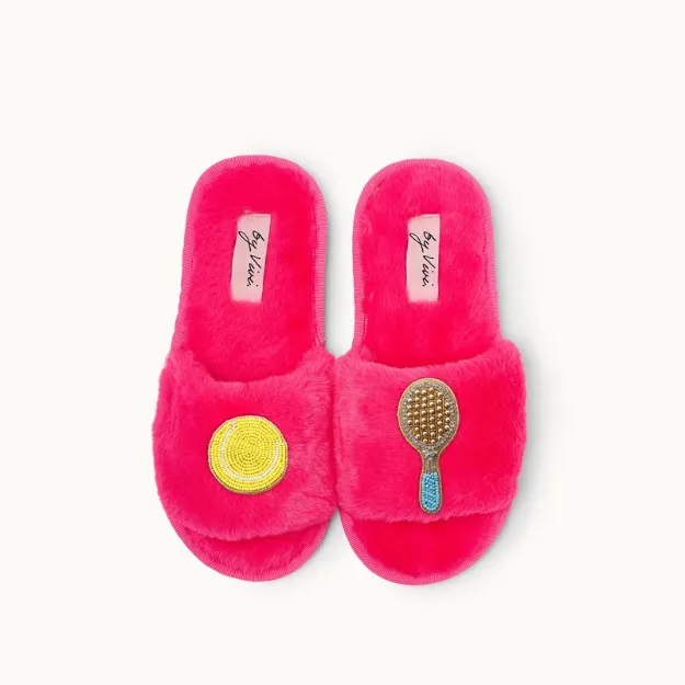 Bild von Brosche für Slipper: Tennis - by vivi.