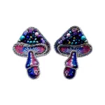 Bild von Brosche für Slipper: Pilz Colour / Universum-Pilz - by vivi.