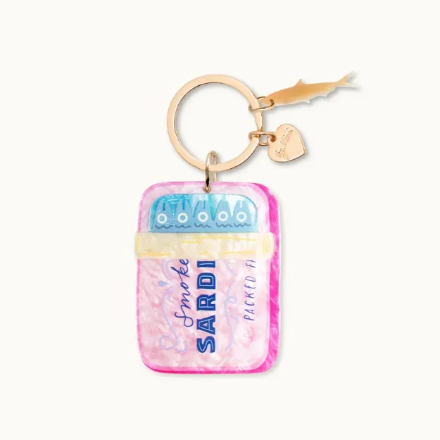 Bild von Schlüsselanhänger Sardinen Pink - by vivi.
