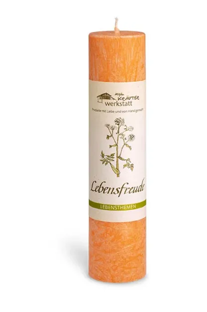 Bild von Allgäuer Heilkräuter-Kerze Lebensfreude