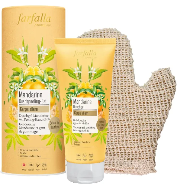 Bild von Mandarine Duschpeeling-Set