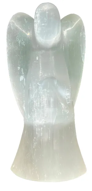 Bild von Selenit Lampe Engel ca. 11x21cm