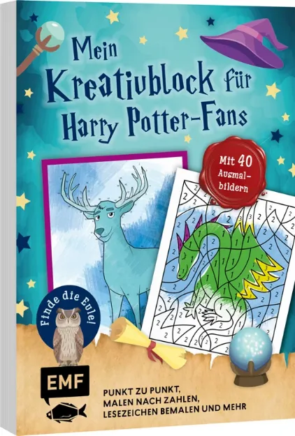 Bild von Mein magischer Kreativblock für HarryPotter-Fans – Finde die Eule!