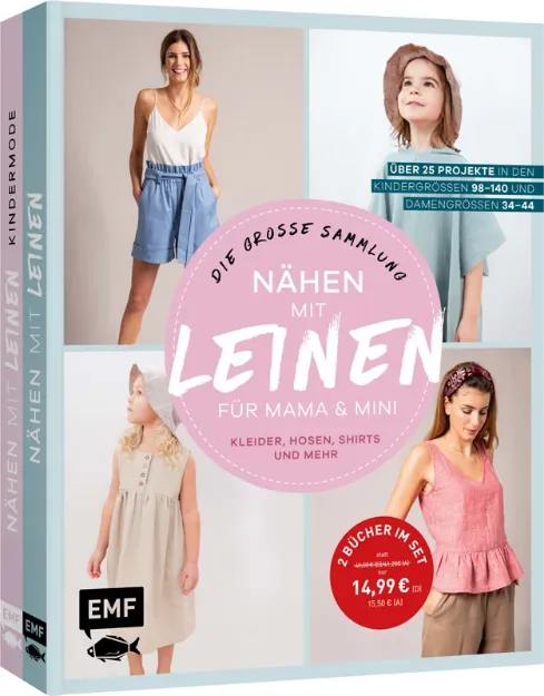 Bild von Feichtinger J: Nähen mit Leinen für Mamaund Mini – die grosse Sammlung mit über
