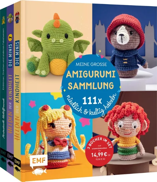 Bild von Amigurumipatterns.net: Meine grosseAmigurumi-Sammlung – 111x niedlich & ku