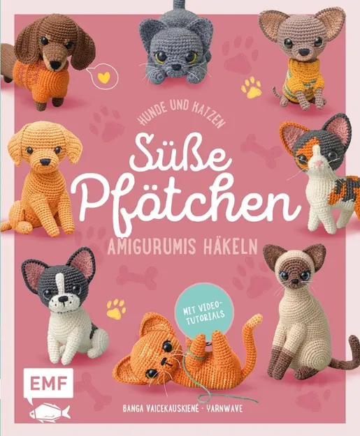 Bild von Vaicekauskiene B: Süsse Pfötchen – Hundeund Katzen als Amigurumis häkeln