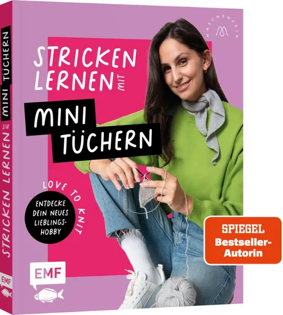 Bild von Nöldeke M: Love to knit: Stricken lernenmit Mini-Tüchern von @maschenfein