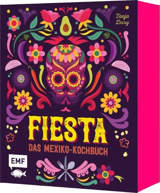 Bild von Dusy T: Fiesta – Das Mexiko-Kochbuch –mit edler Ausstattung und farbigem Buch