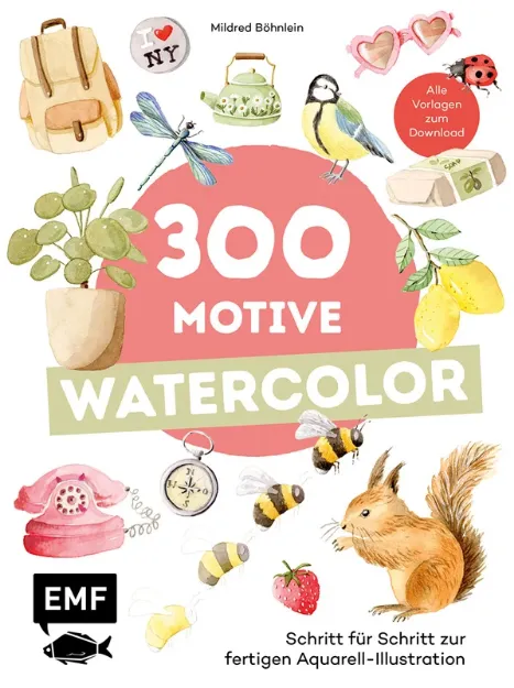 Bild von Böhnlein M: 300 Motive – Watercolor