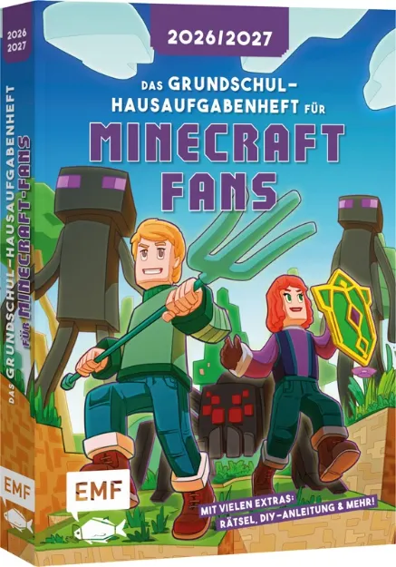 Bild von Schröer N: Das Grundschul-Hausaufgabenheft für Minecraft-Fans 2026/2027