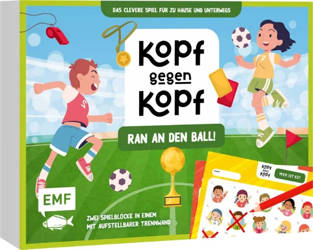 Bild von Der ultimative Spielblock: Kopf gegenKopf – Fussball: Ran an den Ball!