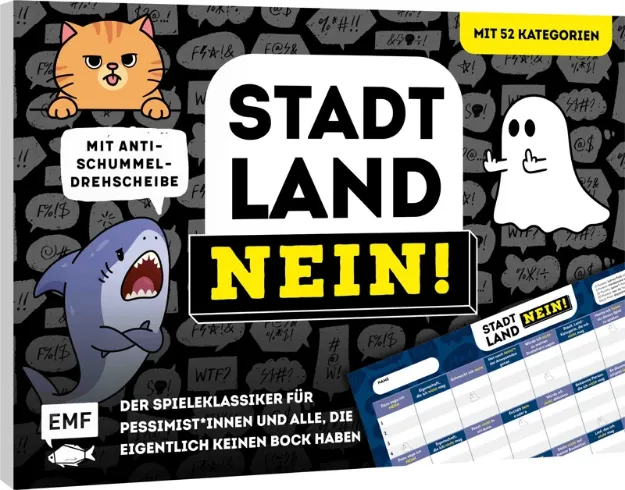 Bild von Stadt, Land, NEIN! – Der Spieleklassikerfür Pessimist*innen und alle, die eigen