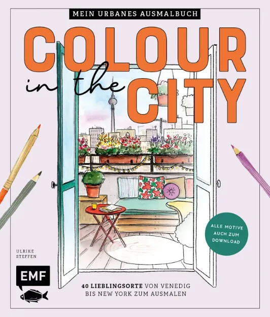 Bild von Steffen U: Colour in the city – Mein urbanes Ausmalbuch