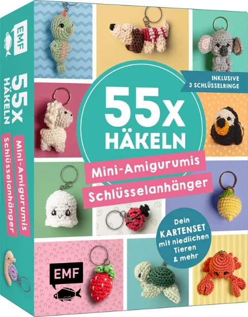 Bild von Urbanneck L: 55 x häkeln –Mini-Amigurumis Schlüsselanhänger: Dein