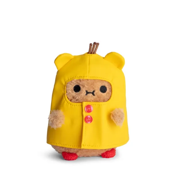 Bild von Noodoll Mini Ricespud Plush Toy Dino Boot Ricespud - Yellow raincoat, VE-4