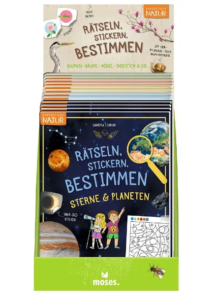 Bild von Display ExpN Rätseln, Stickern, Bestimmen
