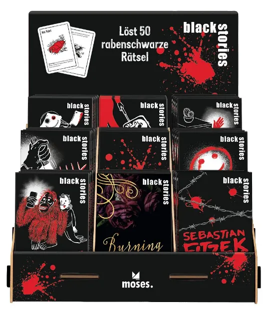 Bild von Display black stories Stufendisplay