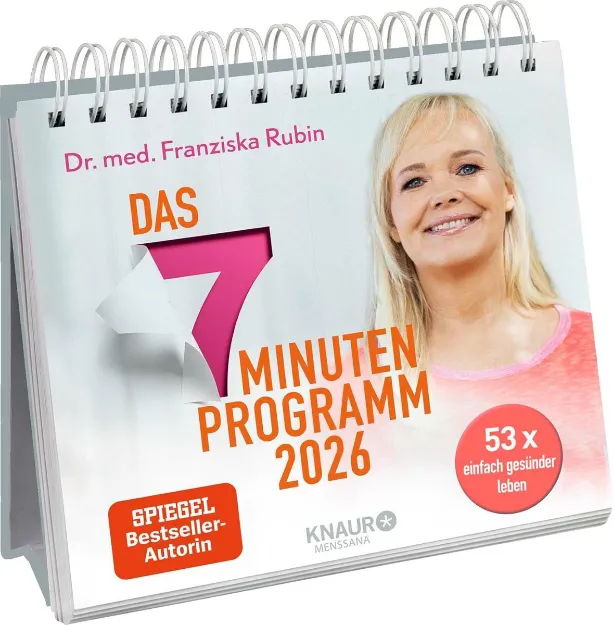 Bild von Rubin, Franziska: Wochenkalender 2026: Das 7-Minuten-Programm