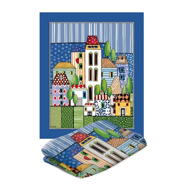 Bild von PLAID PAESE MIO BLUE CM130X160