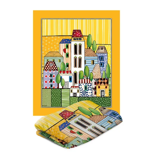 Bild von PLAID PAESE MIO YELLOW CM130X160