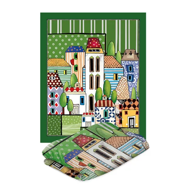 Bild von PLAID PAESE MIO GREEN CM130X160