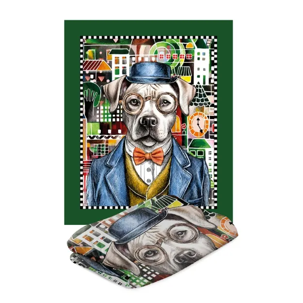 Bild von PLAID DOG FRIENDSHIP CM 130X160