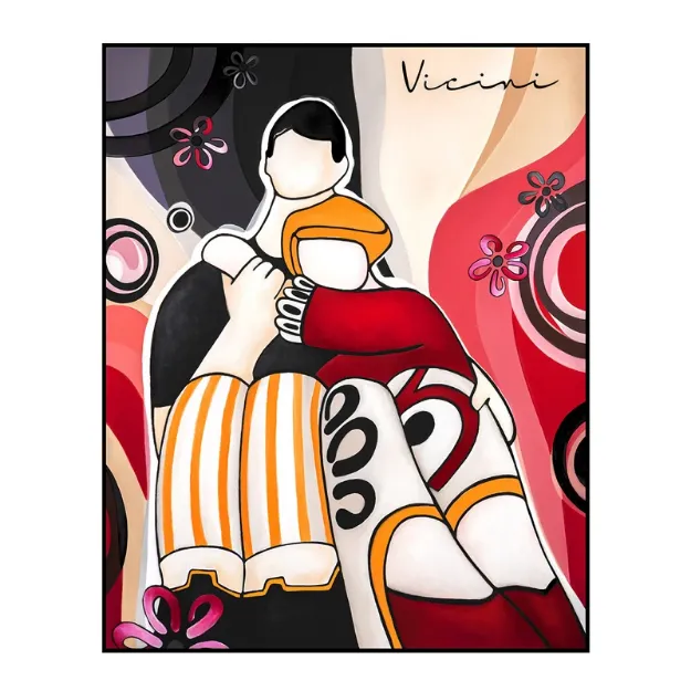 Bild von QUADRO ABBRACCI VICINI 100X120