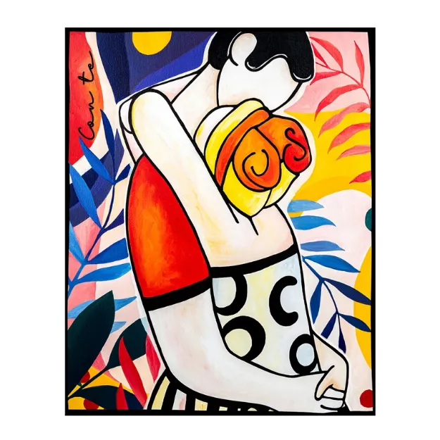 Bild von QUADRO ABBRACCI CON TE 100X120