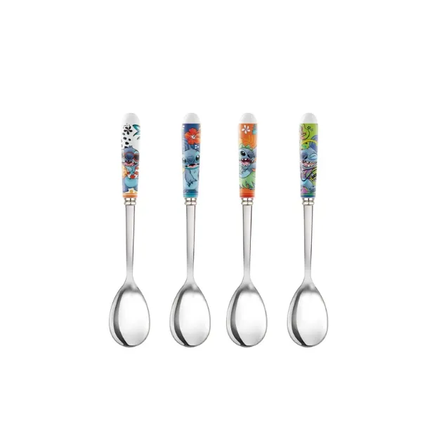 Bild von SET 4 PCS TEA SPOON STITCH