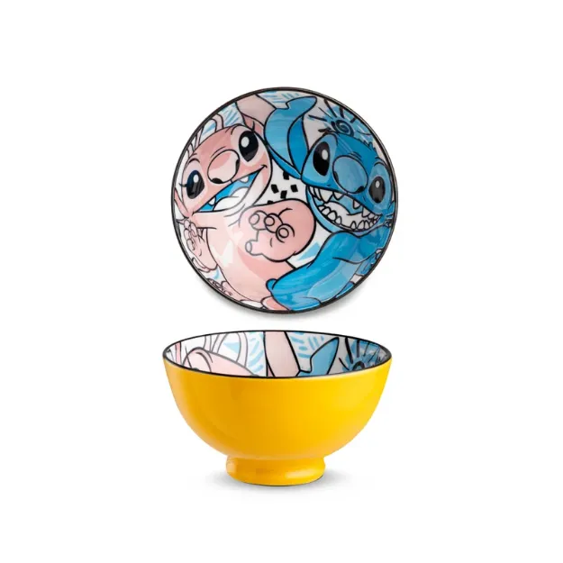 Bild von SMALL BOWL STITCH & ANGEL YELLOW ML300