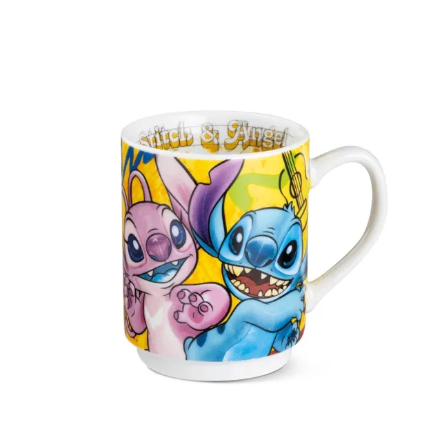 Bild von STACKABLE MUG STITCH & ANGEL YELLOW ML350