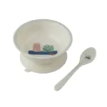 Bild von bowl with suction pad and spoon the sailing cats, VE-3