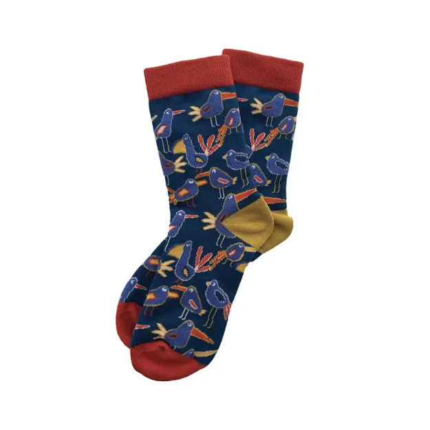 Bild von socks size (eu) 38/40 birds, VE-2