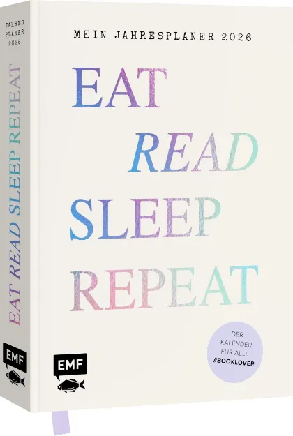 Bild von Eat, read, sleep, repeat – MeinJahresplaner 2026: Für alle #booklover