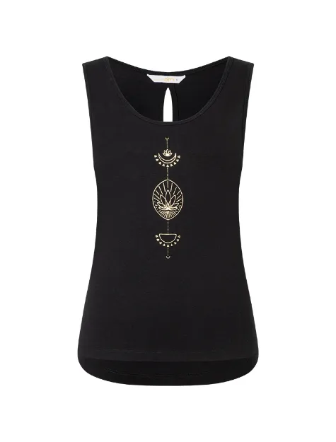 Bild von Tanktop Vahita in schwarz von The Spirit of Om