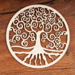 Bild von Yggdrasil  aus Holz 12 cm